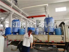 蘇州客戶預(yù)定的真空排氣定壓補(bǔ)水裝置，全自動(dòng)加藥裝置，排氣除污裝置發(fā)貨啦！